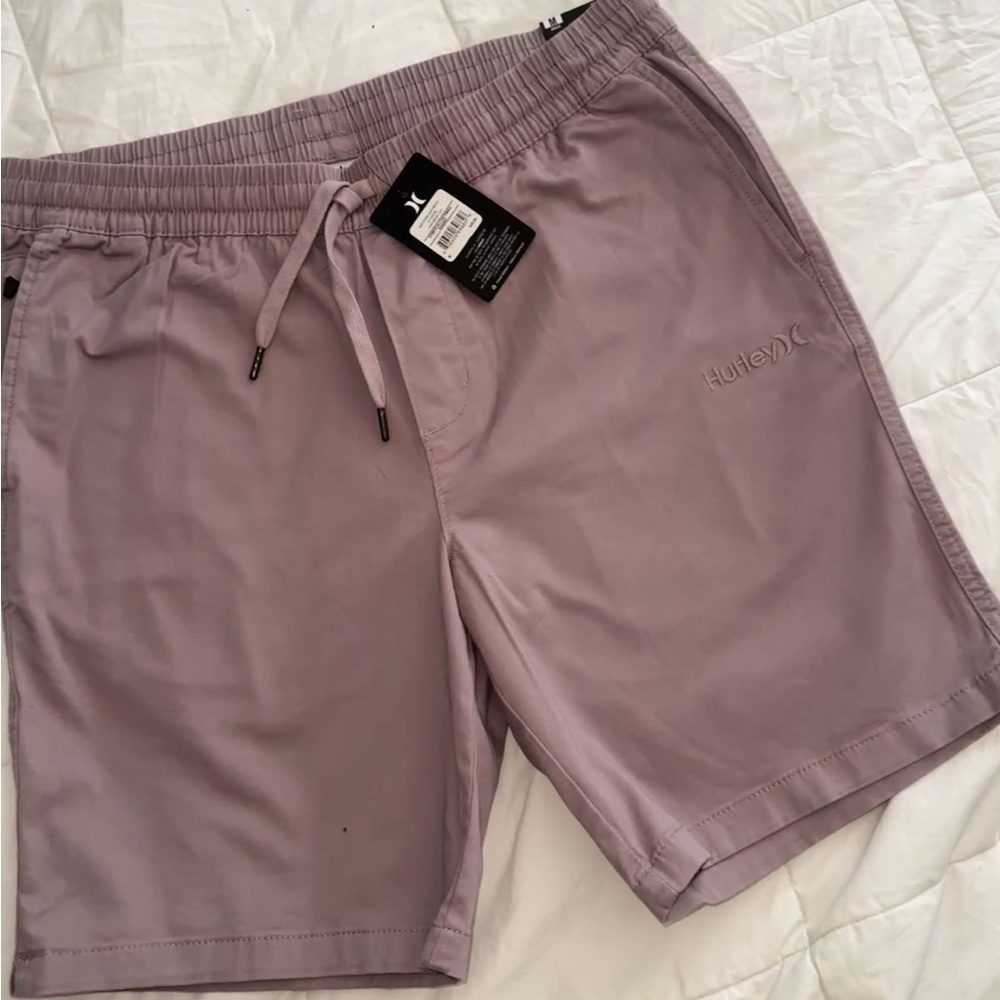 NEW Men’s Hurley Light Purple Shorts with tags and Elastic Waistband Lightweight